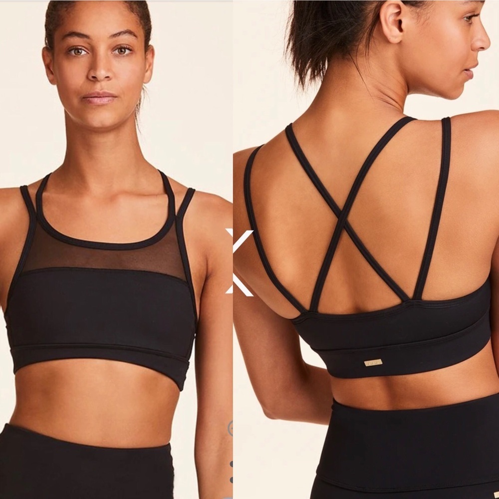NWT Alala Aurora Sports Bra in Black